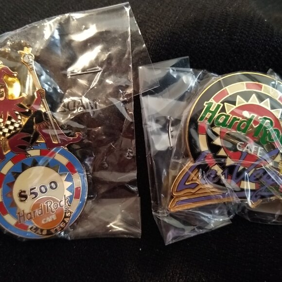 hard rock cafe las Vegas roulette & jester pin - Picture 4 of 7